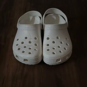 CROCS White Sandals with Ventilation and Rotating Heel Straps